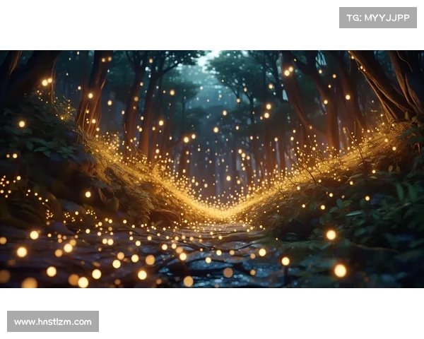 在神秘荧光森林中冥想寻找内心平静与心灵觉醒的奥秘 在神秘荧光森林中冥想寻找内心平静与心灵觉醒的奥秘